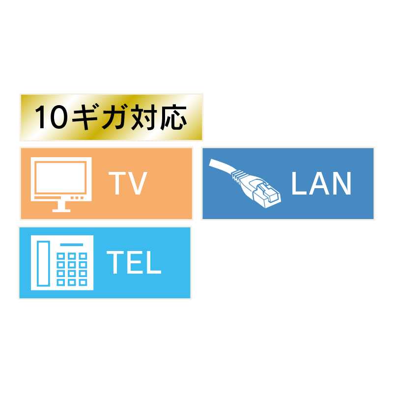 複合ケーブル VTL 10ギガ対応25m AW6A-250W-VTL 10ギガ対応 アバニアクト Abaniact 因幡電機