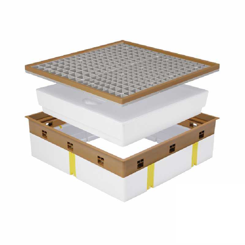 高気密型床下点検口 高断熱型（450×600）SPF-R45C-BC2-MB ミディアムブラウン 城東テクノ 点検口（法人限定）