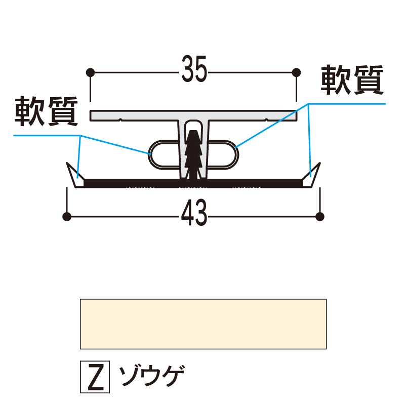 バスパネル ジョイント ゾウゲ 3000mm LJ-LZ3【ケース販売】20本 浴室用天井 壁装材