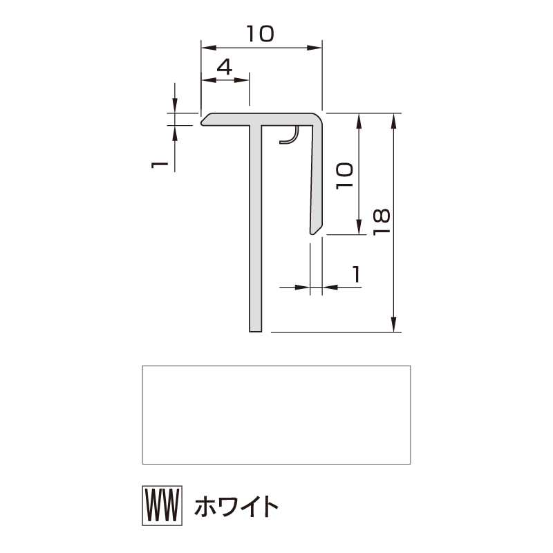 アルパレージ用 出隅 ホワイト 2450mm AD2WW【ケース販売】20本 壁面 化粧パネル 内装 浴室 水廻り