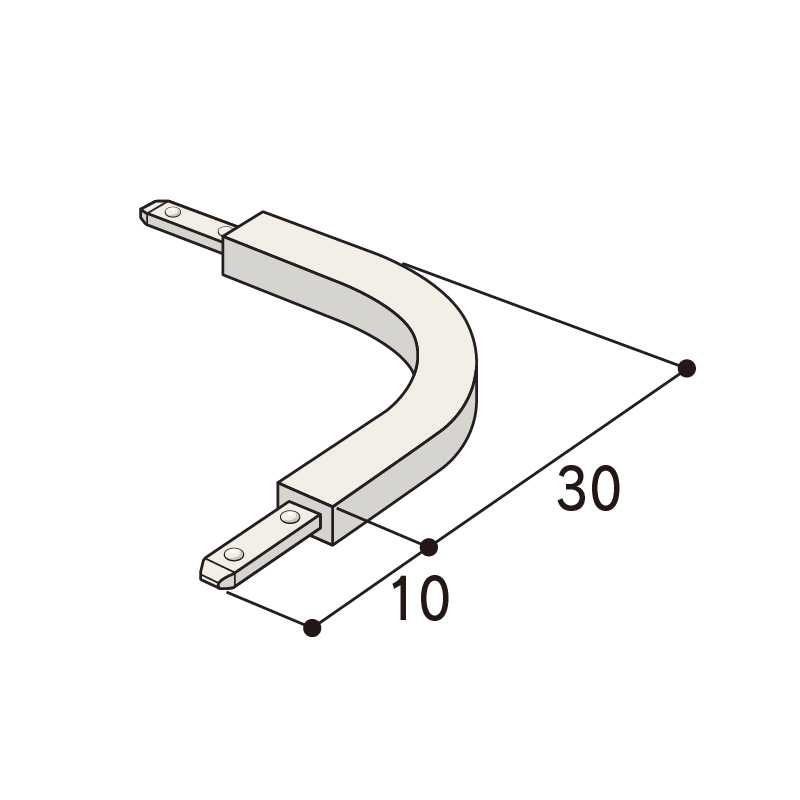 クロス見切C-3T15R出隅 30×30mm C3TDRW【ケース販売】30個 後付け省令準耐火構造 フクビ