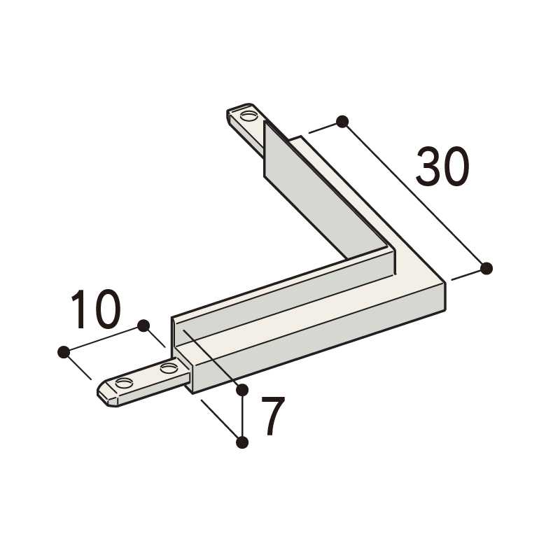 クロス見切C-3TM出隅 30×30mm C3MDW【ケース販売】30個 後付け 省令準耐火構造 フクビ