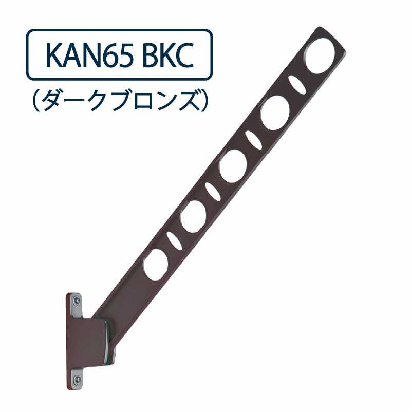 ドライウェーブ 窓壁用 物干し金物 KAN65 BKC ダークブロンズ 650mm 屋外 2本1セット DRY･WAVE タカラ産業