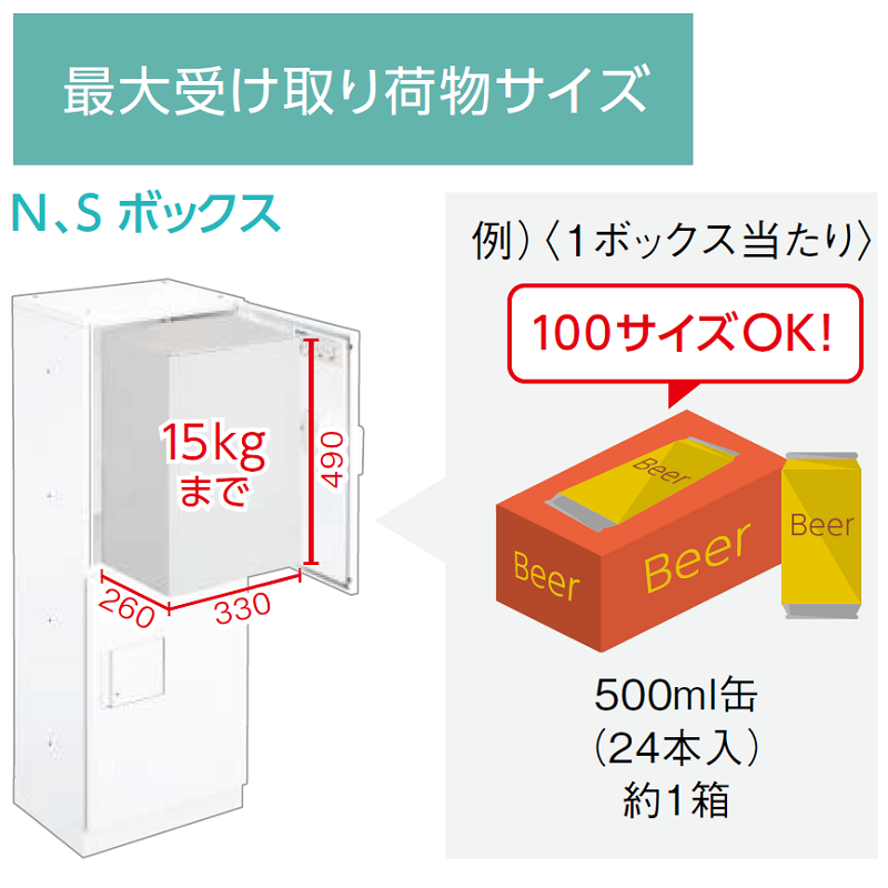 ダイケン 宅配ボックス TBX-G Sサイズ